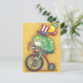 BULLFROG 4 JULI, KIKKER VAKANTIE BRIEFKAART (Staand voorkant)