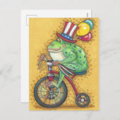 BULLFROG 4 JULI, KIKKER VAKANTIE BRIEFKAART (Voorkant / Achterkant)