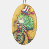 BULLFROG 4TH VAN JULY ORNAMENT Oval (Links)