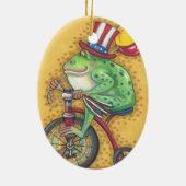 BULLFROG 4TH VAN JULY ORNAMENT Oval (Achterkant)