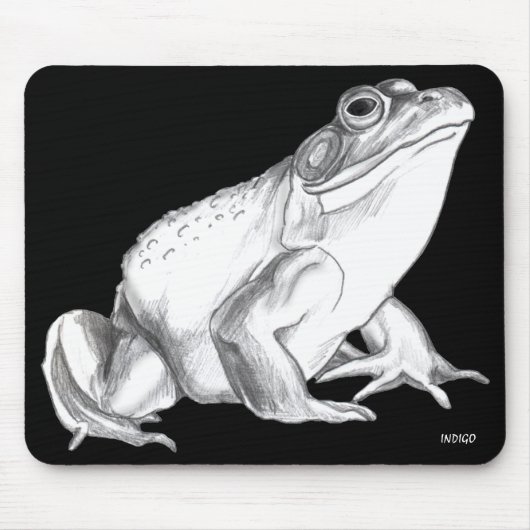 Bullfrog Art Mousepad Frog Art Gifts Decor Muismat (Voorkant)