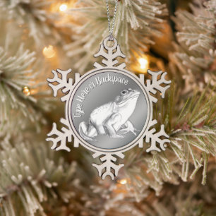 Bullfrog Art Ornament Personalized Frog Decoration