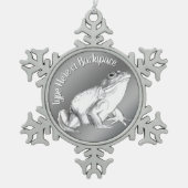 Bullfrog Art Ornament Personalized Frog Decoration (Voorkant)