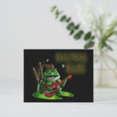 Bullfrog Blues Briefkaart (Staand voorkant)