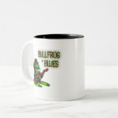 Bullfrog Blues Tweekleurige Koffiemok (Voorkant links)