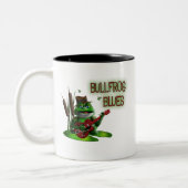 Bullfrog Blues Tweekleurige Koffiemok (Links)
