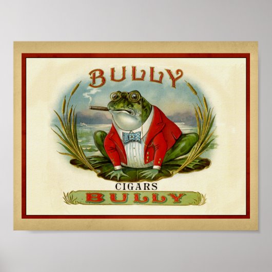 Bullfrog  Cigar Box Poster (Voorkant)