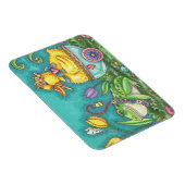 BULLFROG EN DUCK PRINCE EASTER SPRING MAGNET MAGNEET (Rechterzijde)