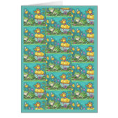 BULLFROG EN DUCK PRINCE EASTER WENSKAART Verse (Voorkant)