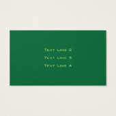 Bullfrog Face Natuur Visitekaartjes (Achterkant)