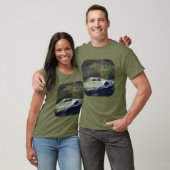 Bullfrog on Rock in Pond Natuur T-shirt (Unisex)