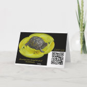 Bullfrog op Lilypads Kaart (Achterkant)