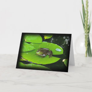 Bullfrog op Lilypads Kaart