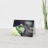 Bullfrog Thoughts Natuur Hartelijk dank Bedankkaart (Voorkant)