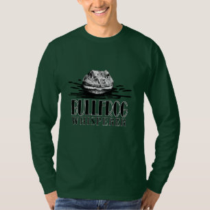 Bullfrog Whisperer Funny Frog Hunter T-shirt