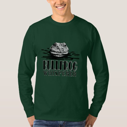 Bullfrog Whisperer Funny Frog Hunter T-shirt (Voorkant)