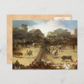 Bullgevecht in een verdeelde Ring Francisco José d Briefkaart (Voorkant / Achterkant)
