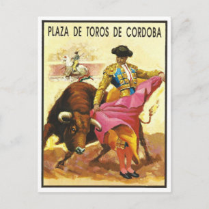 Bullgevecht, Plaza del Toros, Cordoba, Spanje Briefkaart