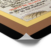 Bullgevecht ~ Twee grote bull Races ~ D. Perea ~ Poster (Hoek)