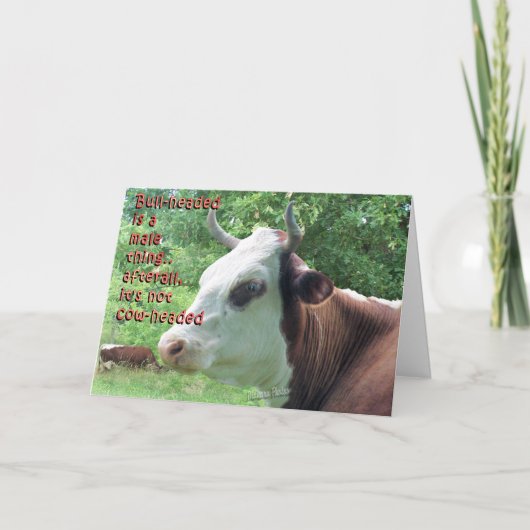 Bullhead niet Cowhead-customize Kaart (Voorkant)