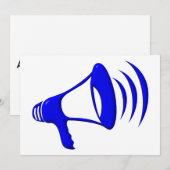 Bullhorn - Voeg je eigen woorden toe (Voorkant / Achterkant)