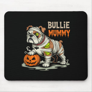 Bullie Mummy Halloween Bulldog Muismat