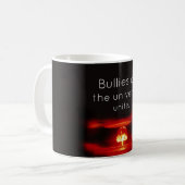 Bullies van het universum verenigt de mok (Voorkant links)