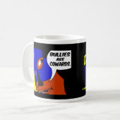 Bullies zijn Cowards-mok Koffiemok (Voorkant links)