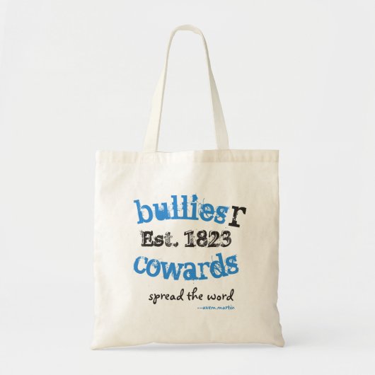 BulliesRCowards SpreadTheWord Tote Bag (Voorkant)