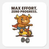 Bullio Gym Humor Sticker – Workout Gag Gift (Voorkant)