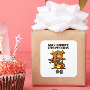 Bullio Gym Humor Sticker – Workout Gag Gift