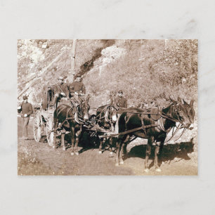 Bullion Stage Coach  Briefkaart