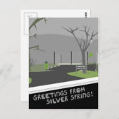 Bullis Park - groeten van de zilveren lente! Briefkaart (Voorkant / Achterkant)