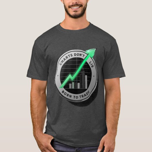 Bullish AF geboren voor de markt T-shirt (Voorkant)