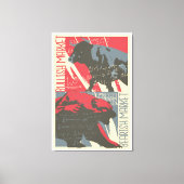 Bullish Bearish Stock Market Canvas Wall Art (Voorkant)