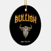 Bullish Day Trader Koop de DIP belegger Keramisch Ornament (Rechts)