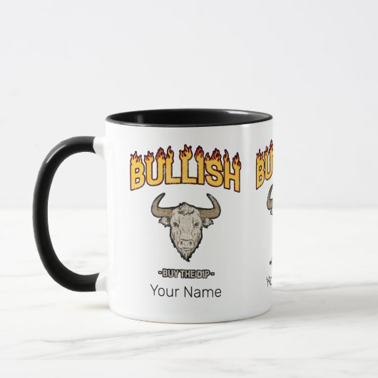 Bullish Day Trader Koop de DIP belegger Mok (Links)