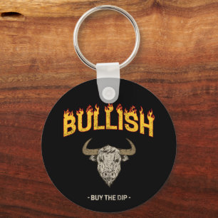Bullish Day Trader Koop de DIP belegger Sleutelhanger
