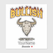 Bullish Day Trader Koop de DIP belegger Sticker (Vel)