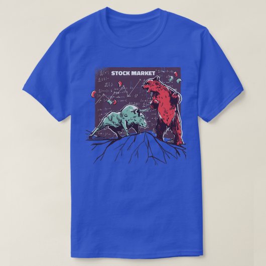 BULLISH en BEARISH Markttransacties Koopvoorraad T-shirt (Design voorkant)