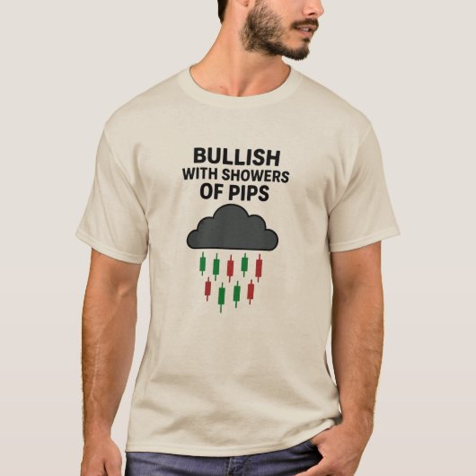Bullish met douches van pips T-shirt (Voorkant)