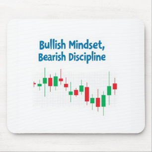 "Bullish Mindset, Bearish Discipline - Handel met Muismat