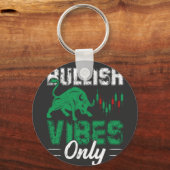 Bullish Vibes only T-Shirt Sleutelhanger (Voorkant)