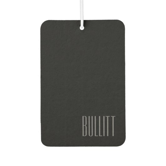 Bullitt auto luchtverfrisser (Voorkant)