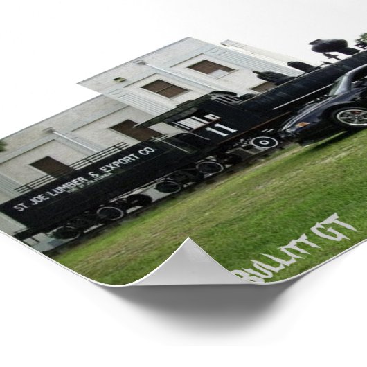 Bullitt Mustang 2001 Poster (Hoek)