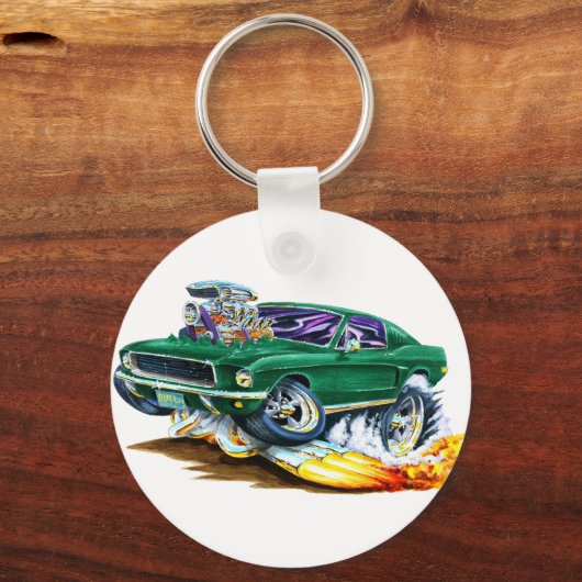 Bullitt Mustang met Big Engine Sleutelhanger (Voorkant)