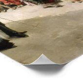 Bulljagers die zich voorbereiden op de gevechtsstr poster (Hoek)