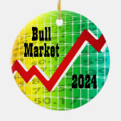 Bullmarkt 2024 keramisch ornament (Achterkant)