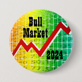 Bullmarkt 2024 ronde button 7,6 cm (Voorkant)