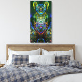 BullmasterGardian 14×28 Canvasprint Canvas Afdruk (Insitu (Slaapkamer))